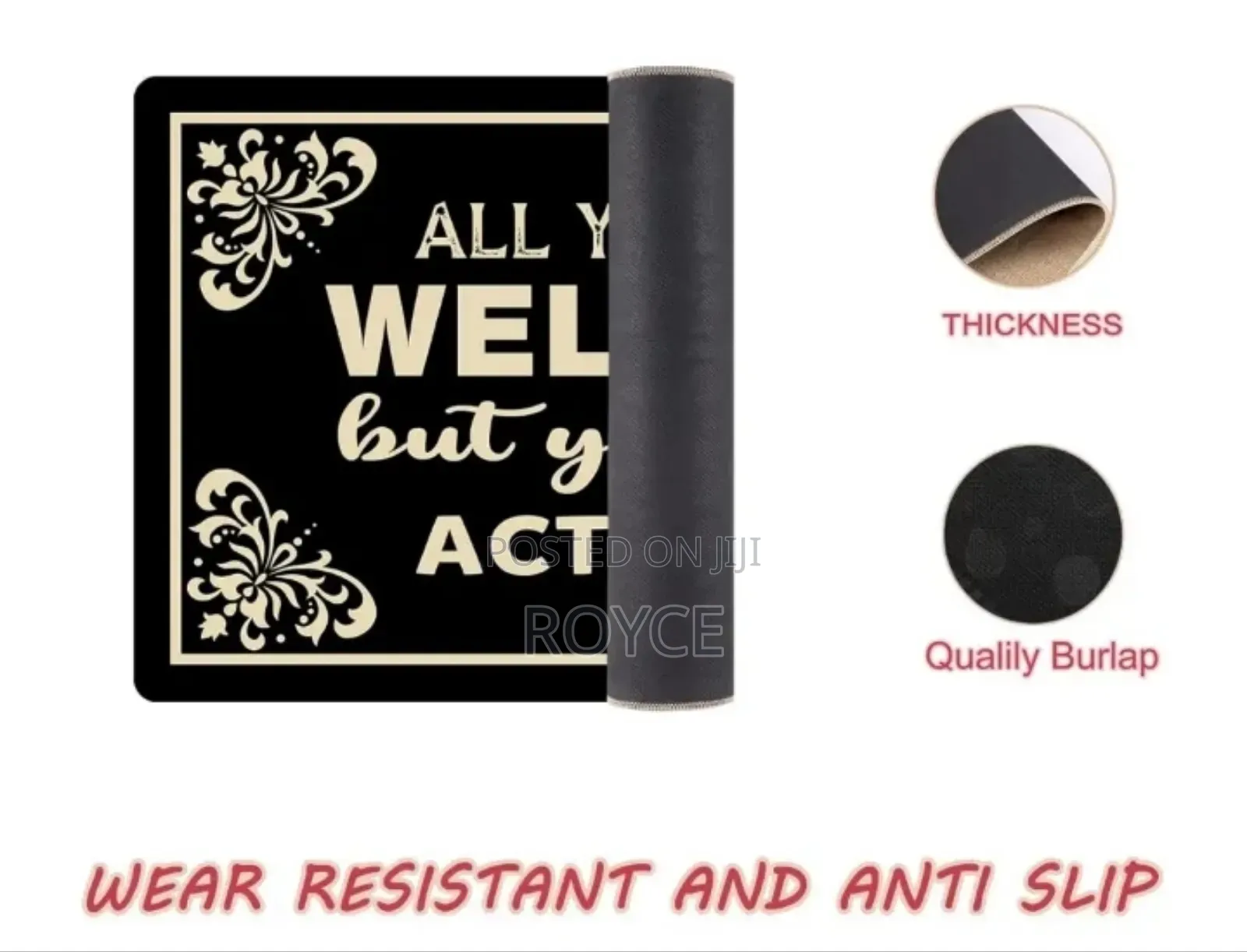 Non Slip Door Mat - { 50* 80cm}