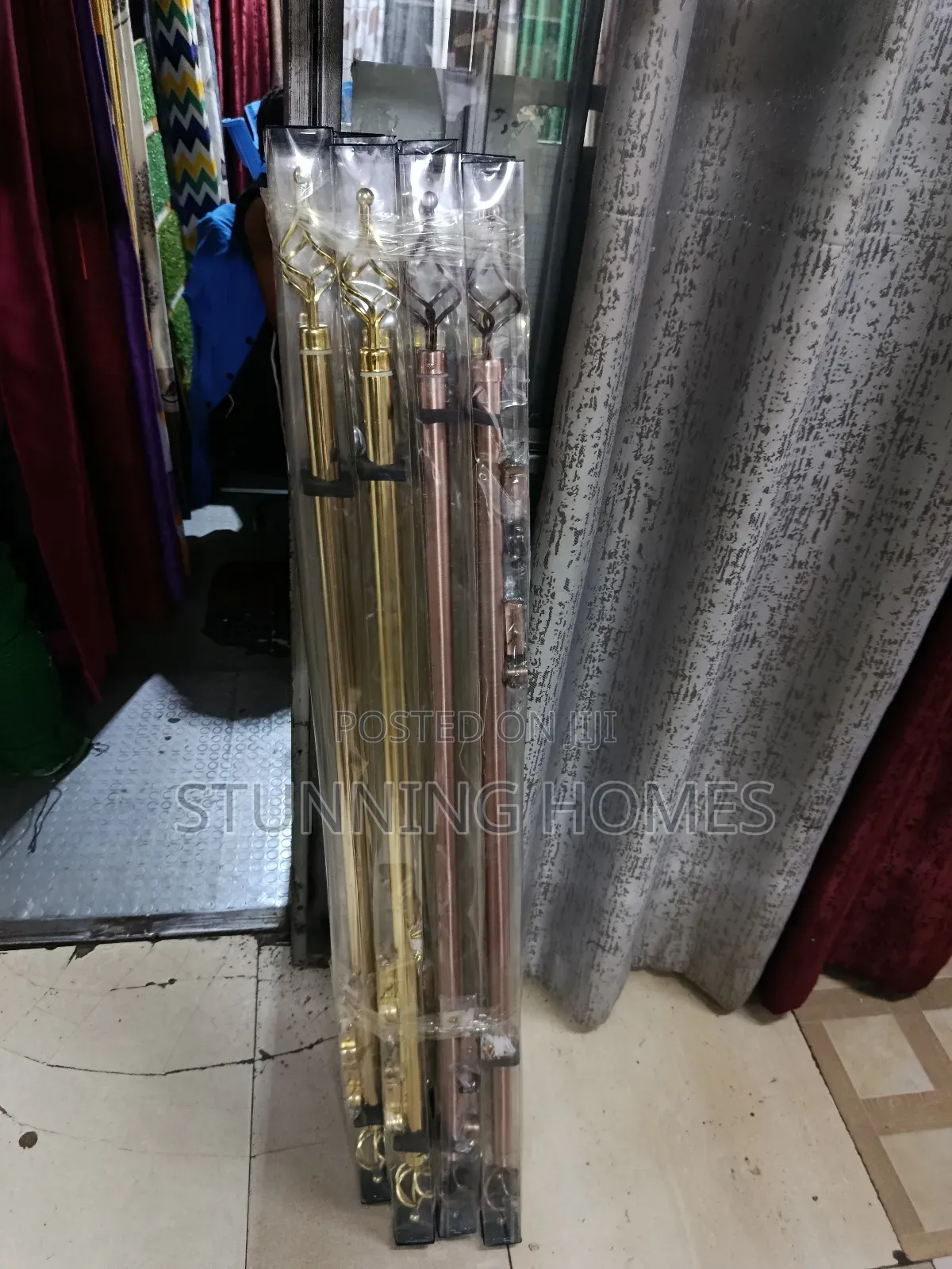 2m Single Expandable Curtain Rods