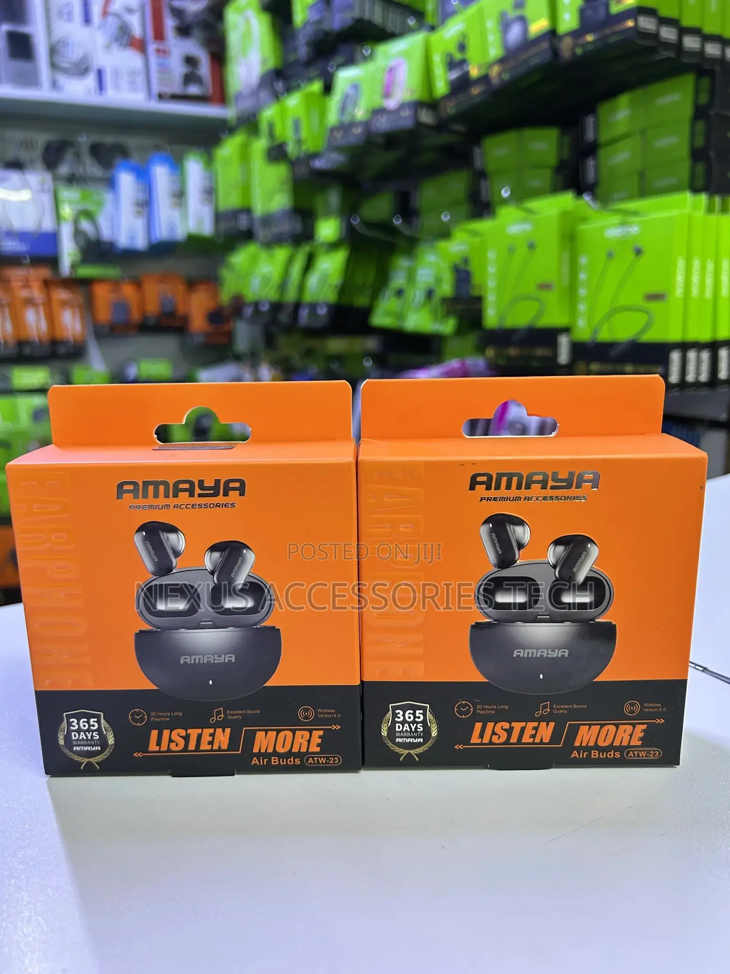 Amaya Airbuds Atw-23 – True Wireless, Bass Long-Lasting Battery