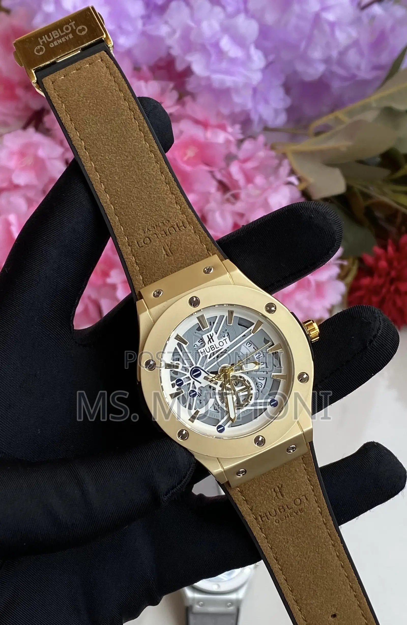 Hublot Big Bang Quartz Brown Leather Strap