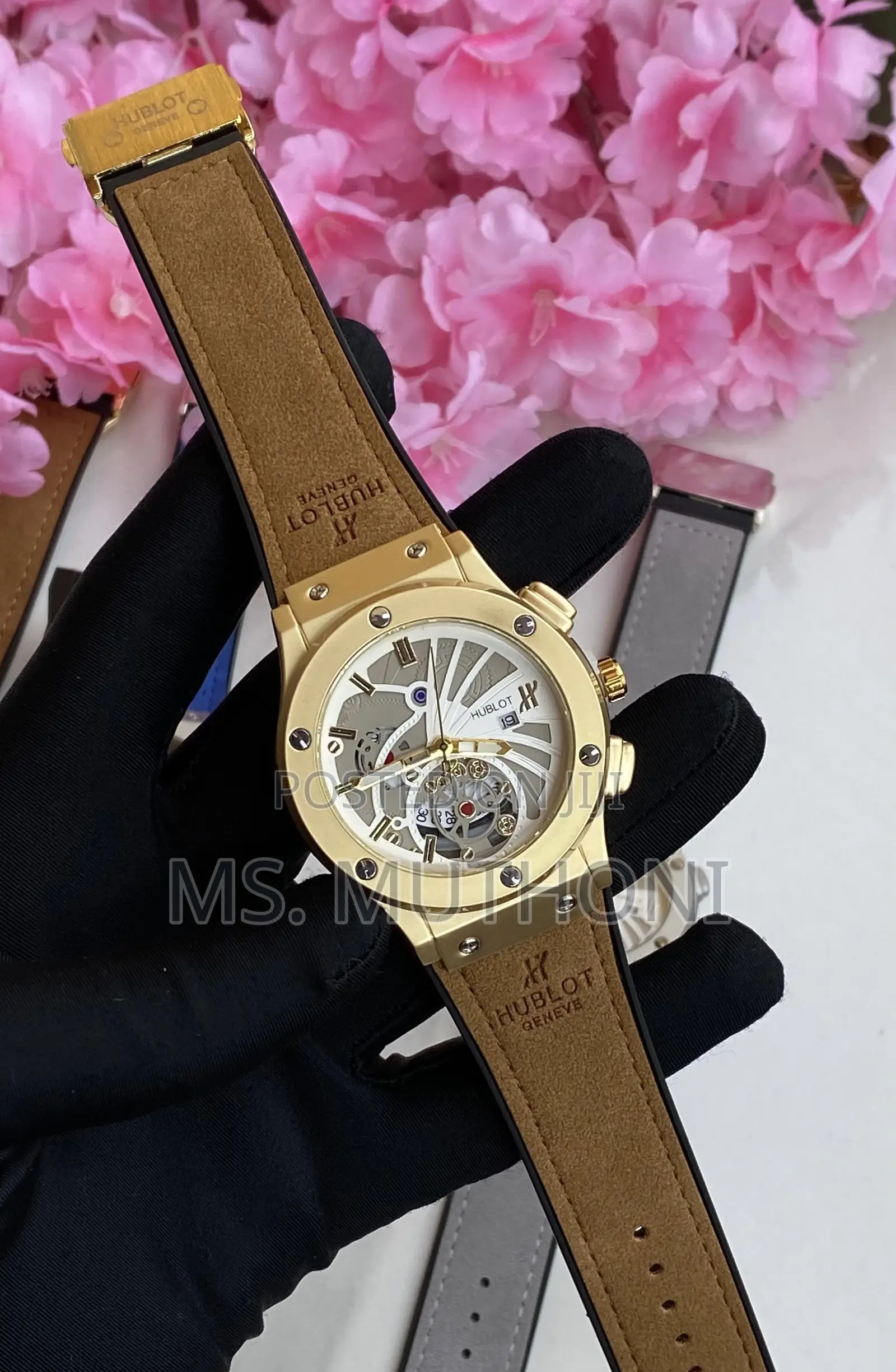 Hublot Big Bang Quartz Brown Leather Strap