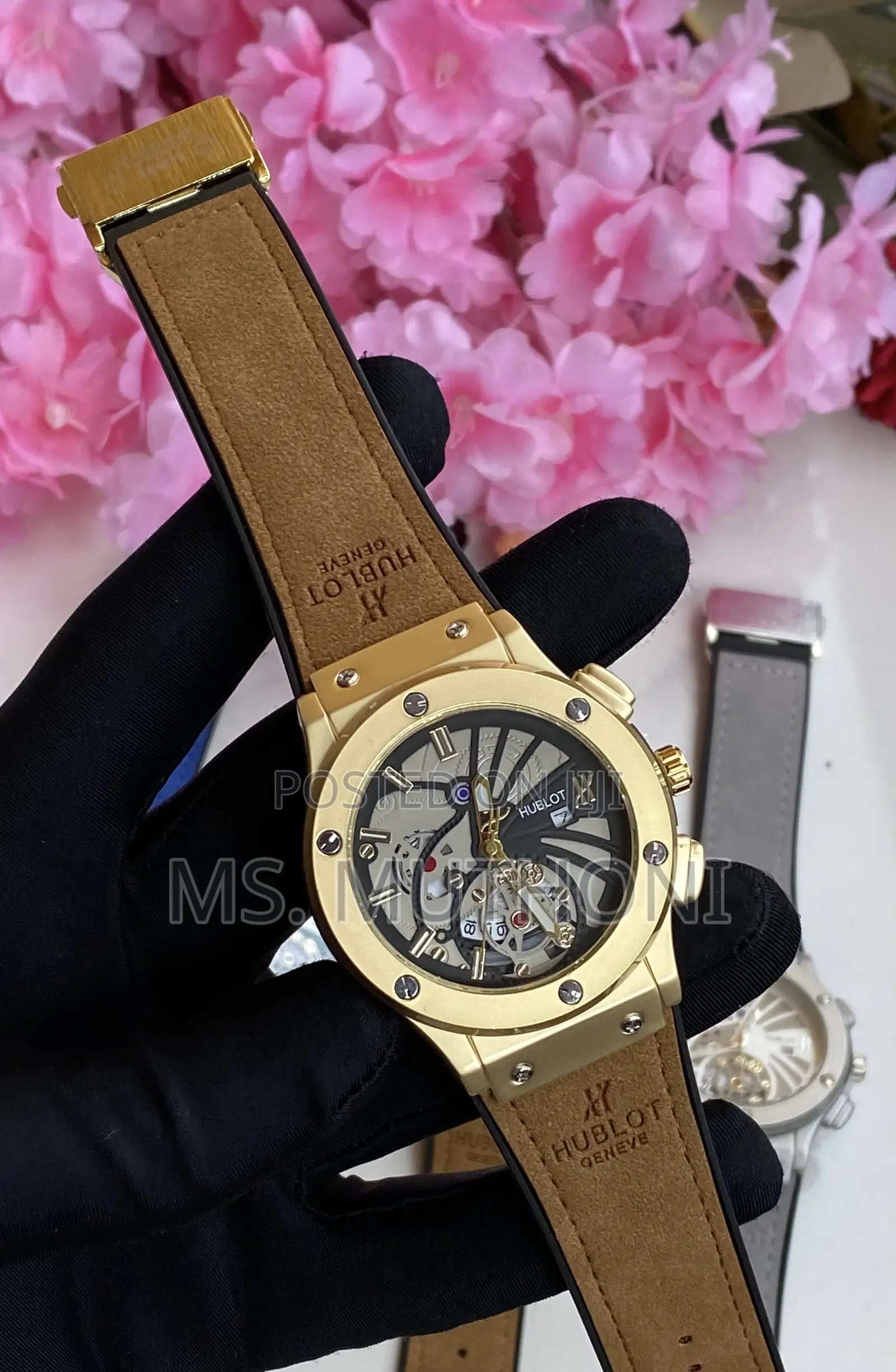 Hublot Big Bang Quartz Brown Leather Strap