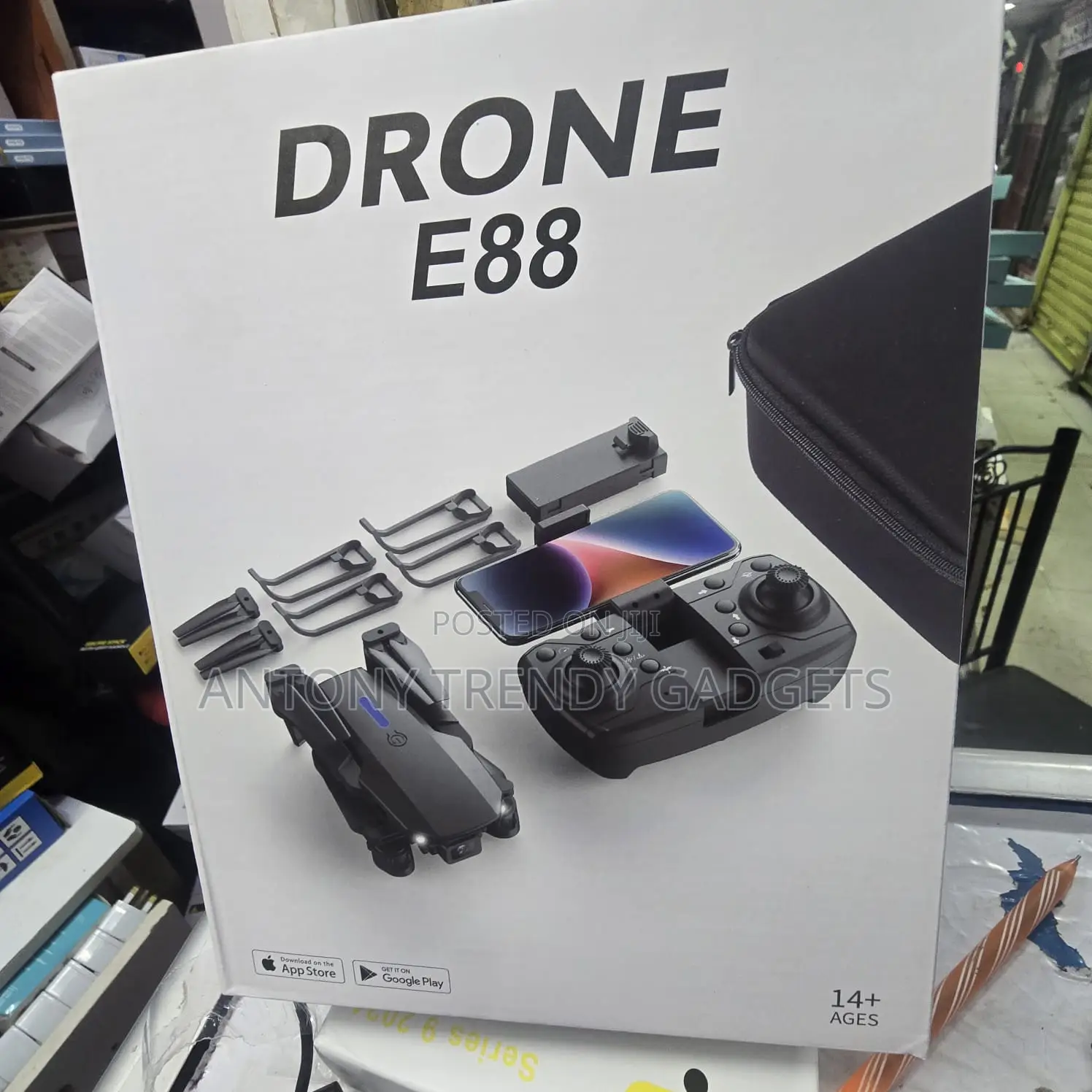 E88 Foldable Mini Drone With 4k Hd Camera & Wifi Fpv