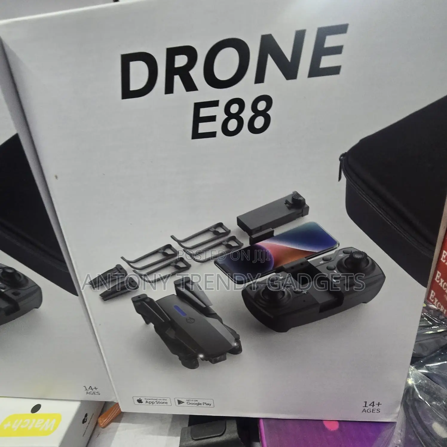 Portable E88 Foldable Drone With One-key Takeoff & Landing