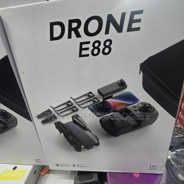 Portable E88 Foldable Drone With One-key Takeoff & Landing