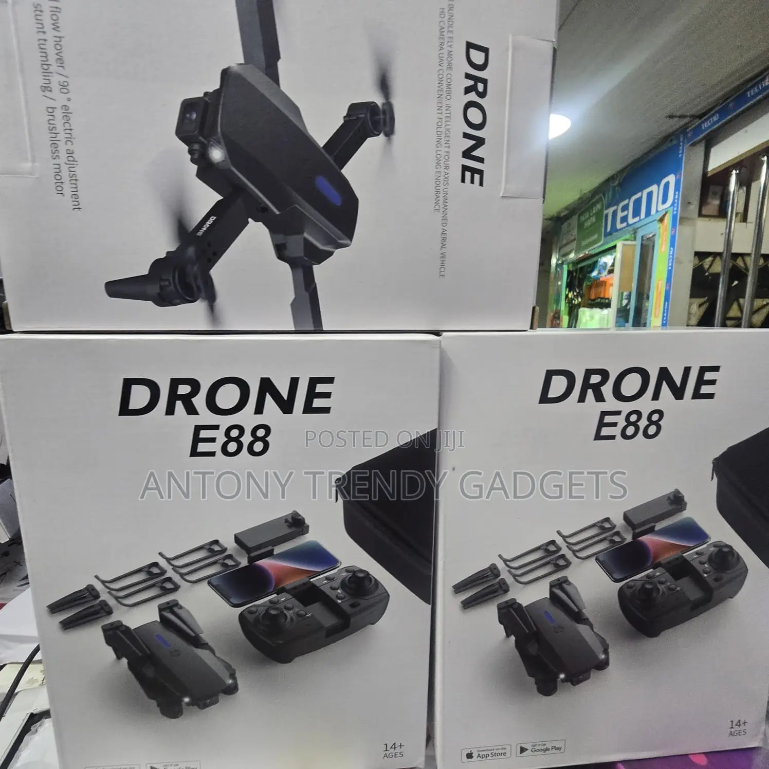 E88 Drone With 4k Camera For Aerial Photography & Video