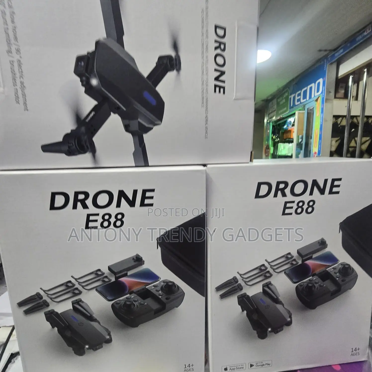 E88 Drone With 4k Camera For Aerial Photography & Video