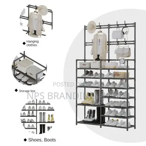 Double Row Shoe Rack Gm