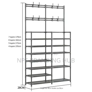 Double Row Shoe Rack Gm