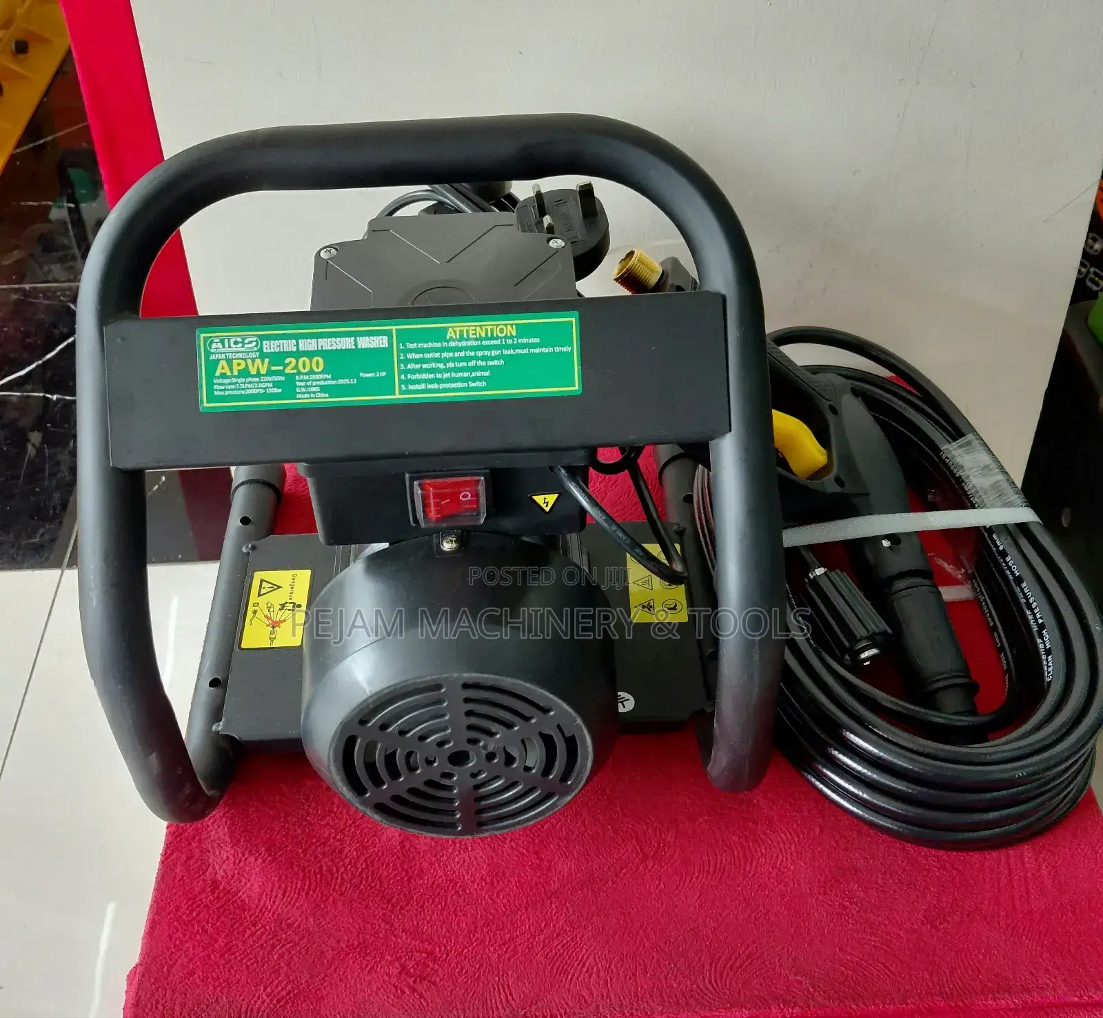 Aico Ap200 Electric Portable Carwash Machine
