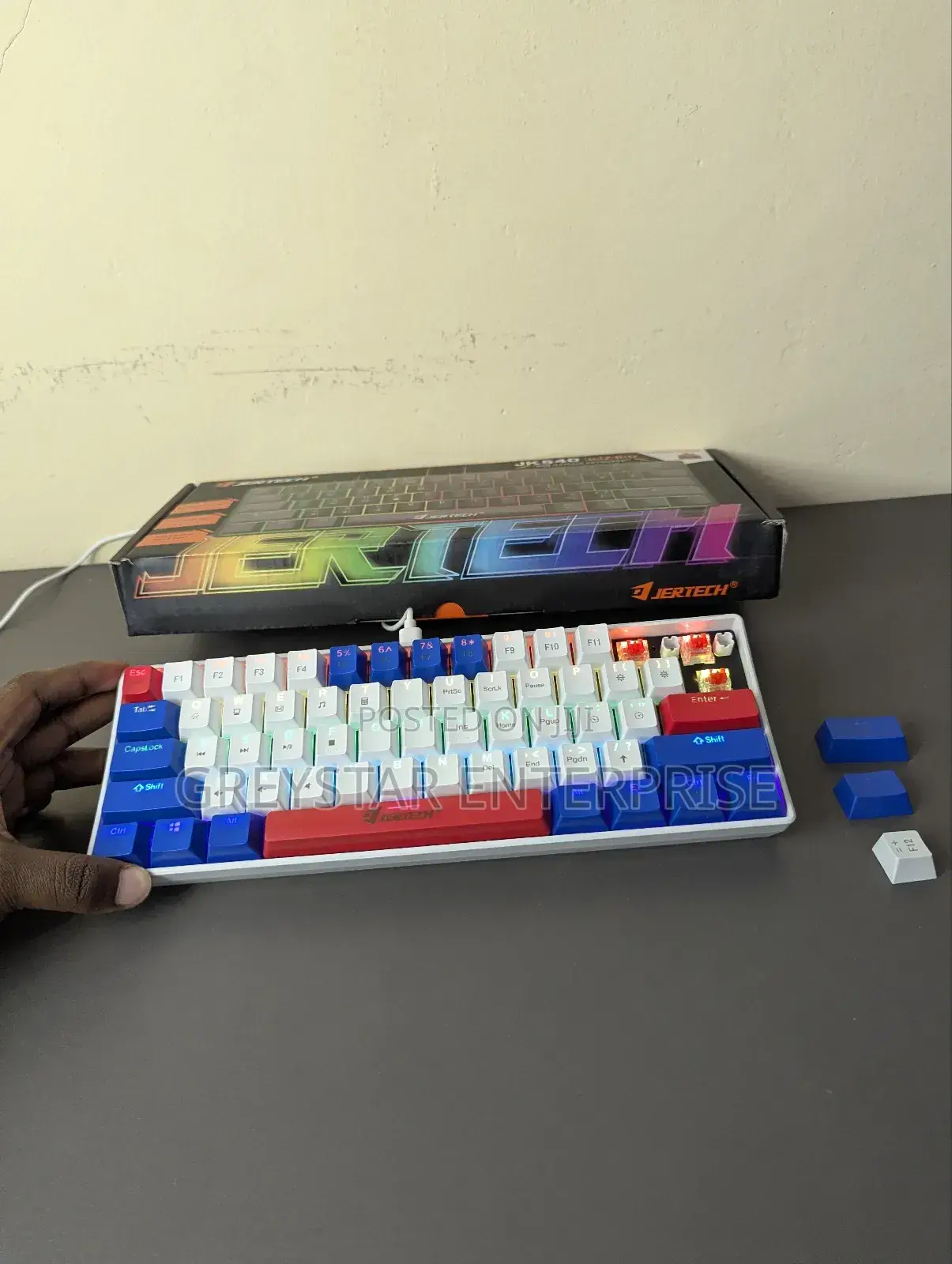 Backlit Gaming Keyboard Mechanical Keyboard 61 Keys