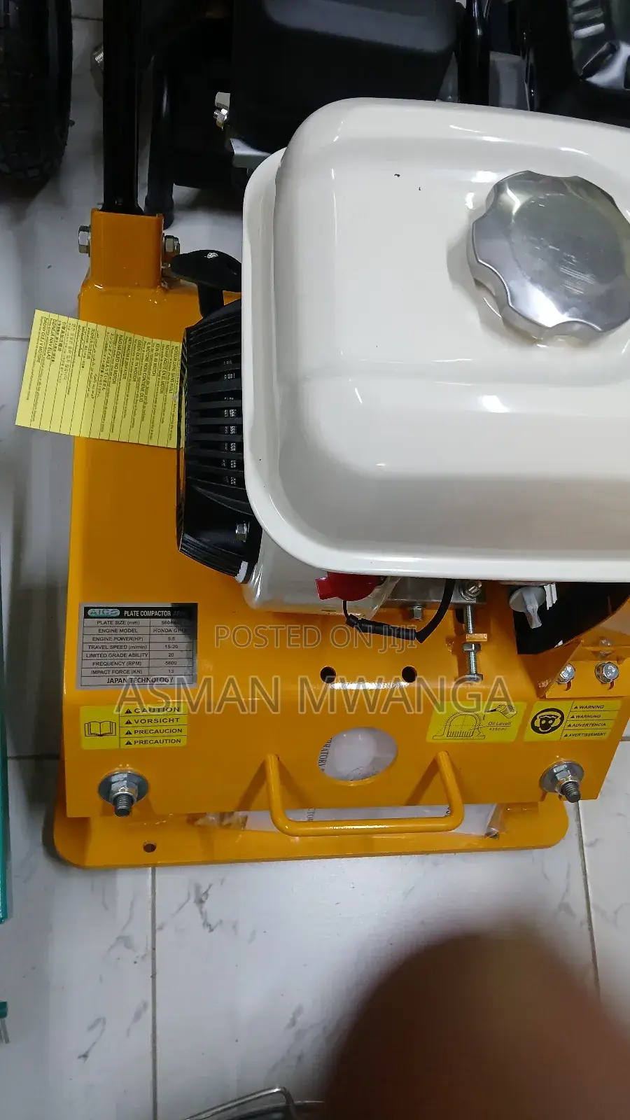 Honda Gp Plate Compactor