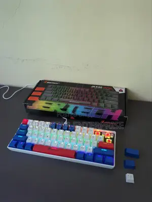 Computer Pc Mechanical Gaming Keyboard for Gamers RGB Backlit