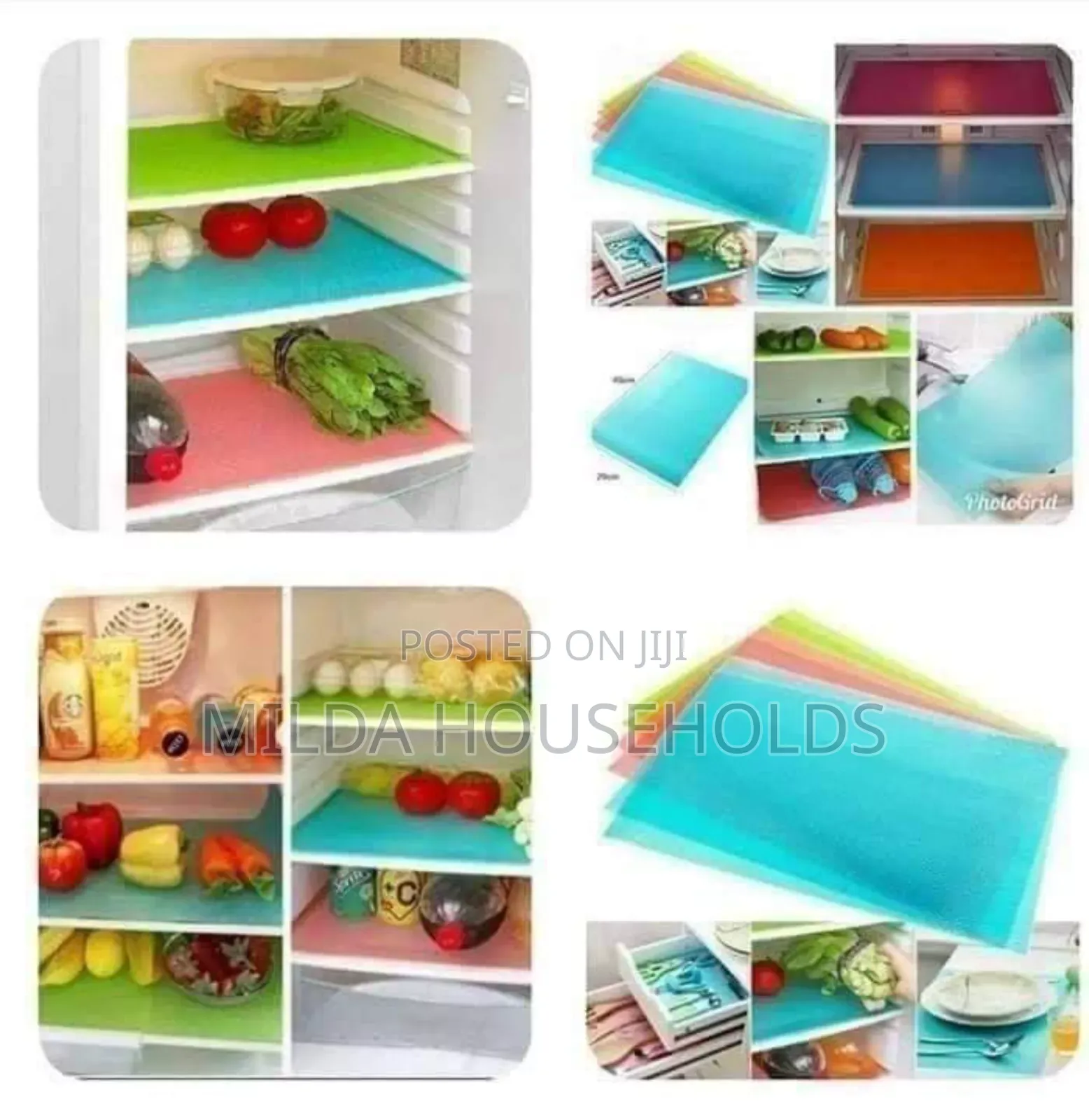 4pcs PVC Fridge.