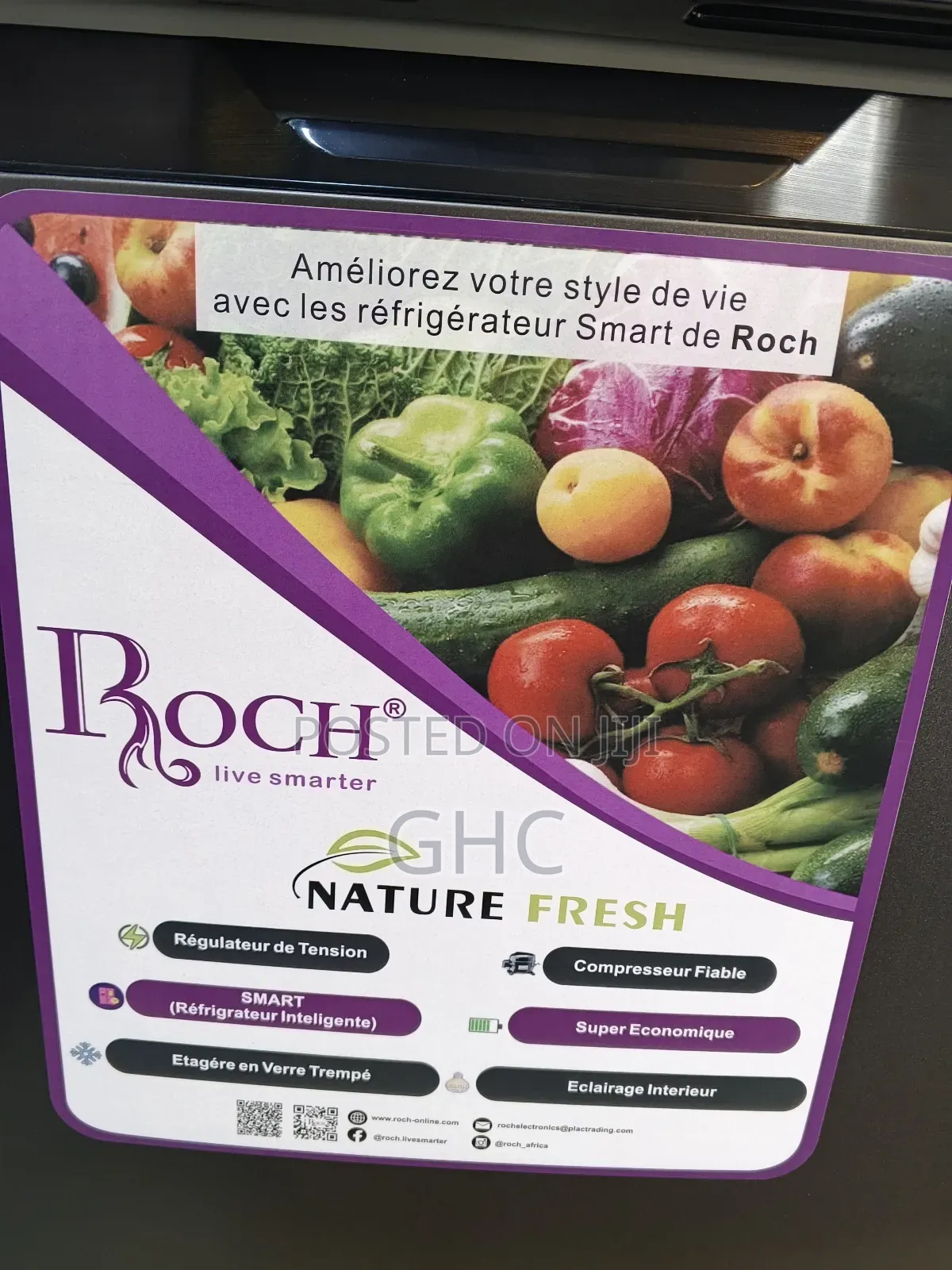 Roch (Most Affordable) Double Door Fridge