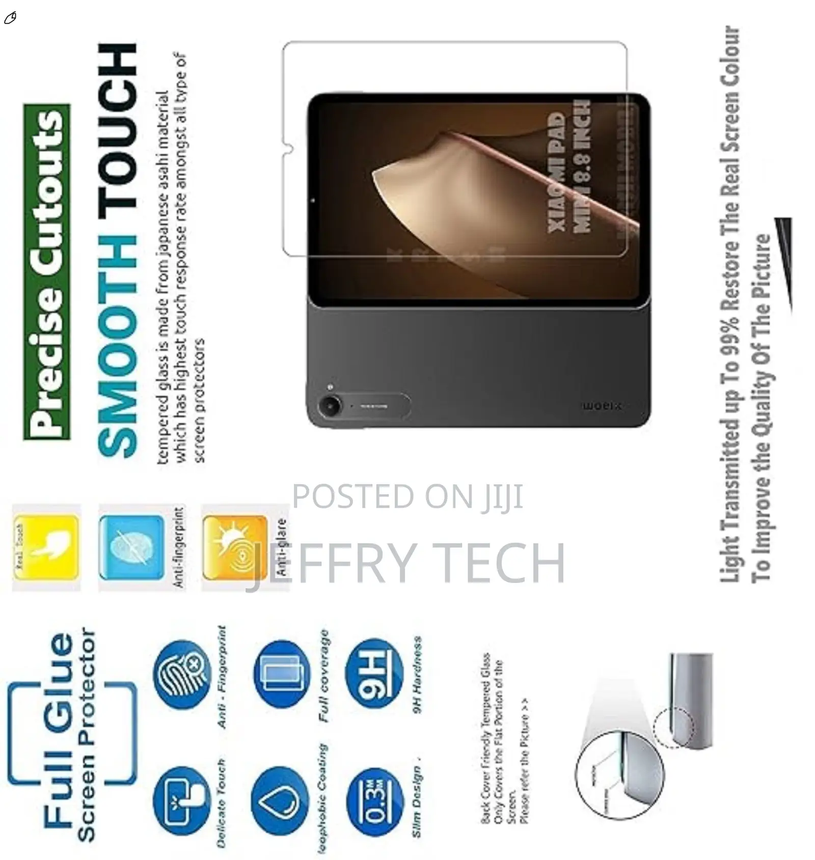Presso Tempered Glass Screen Protector for Xiaomi Pad Mini