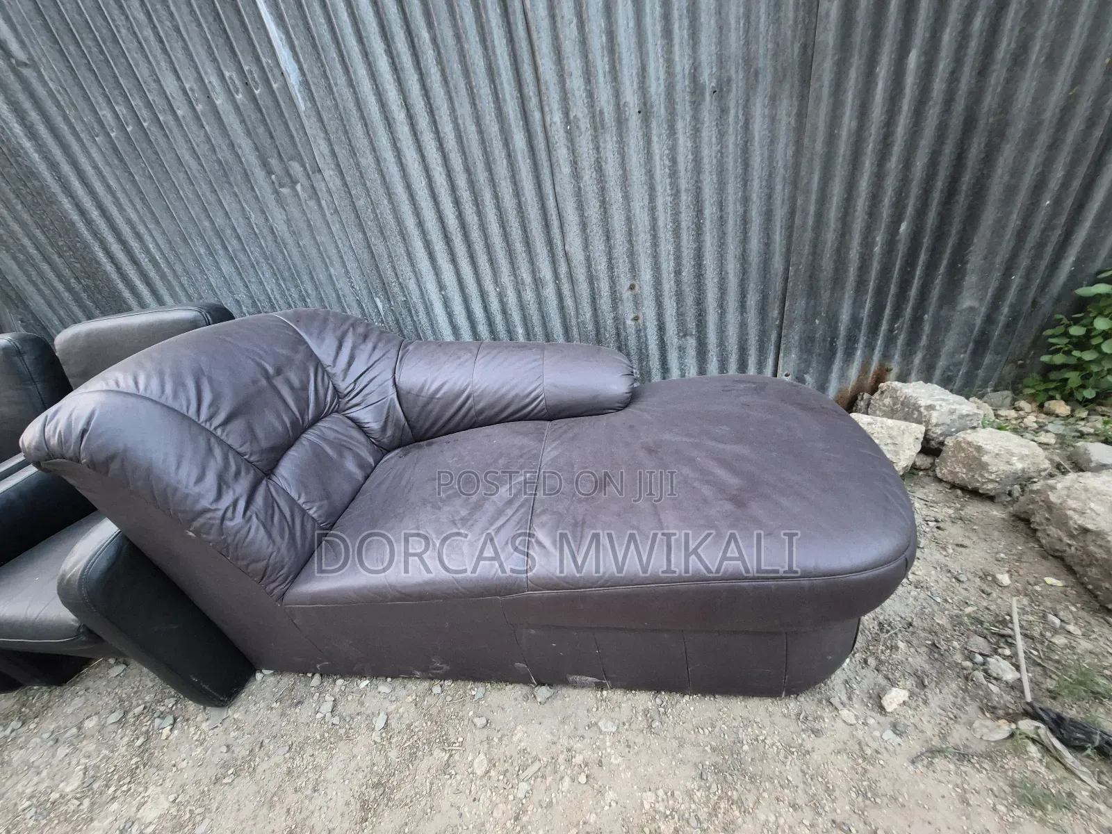 Leather Chaise Sofa