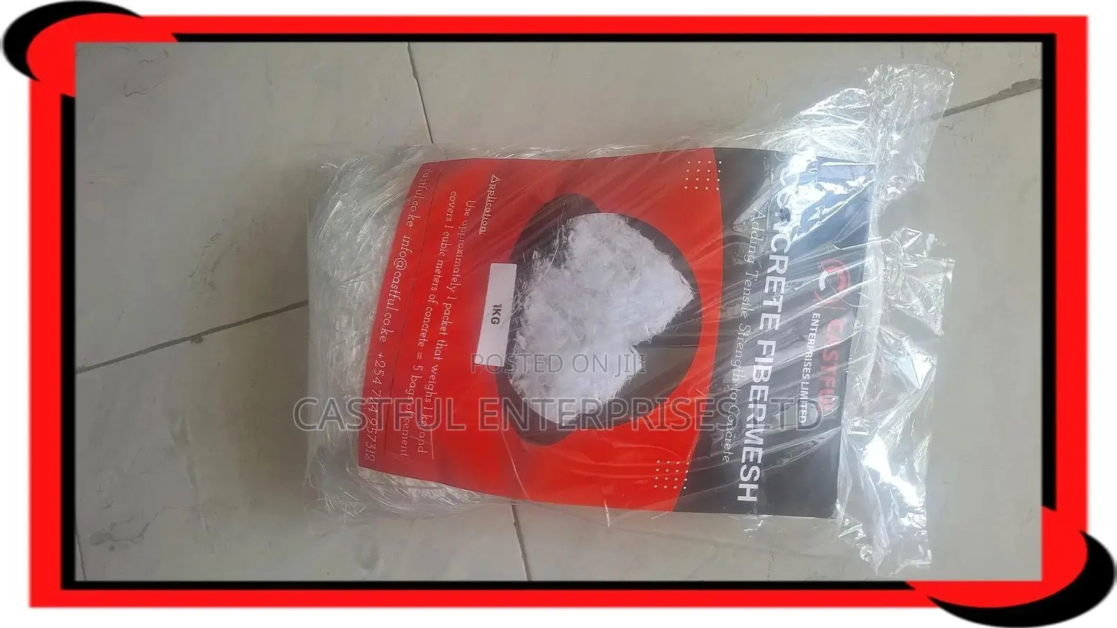 1kg Concrete Fibermesh, ( BRC Replacement )