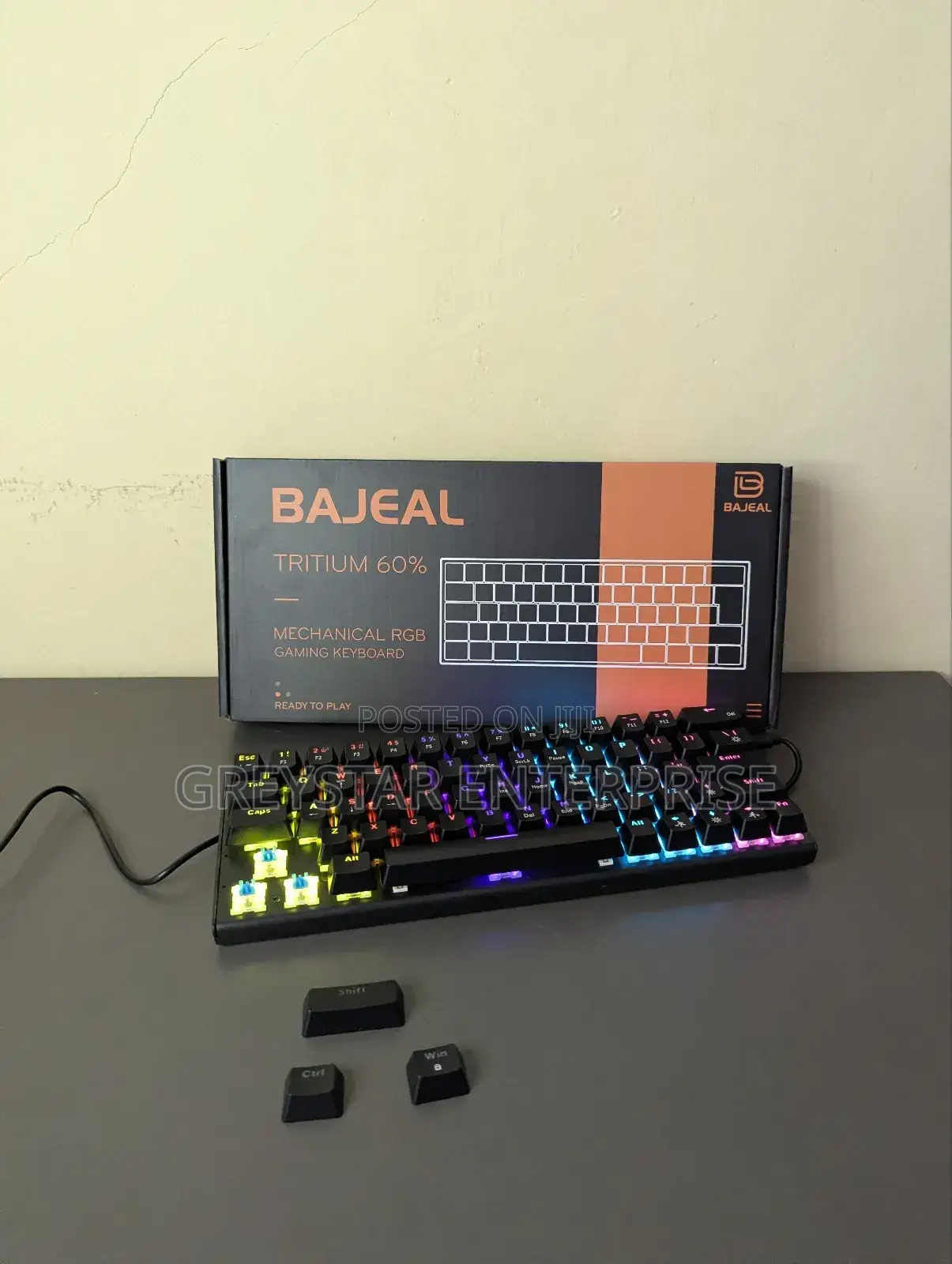 Blue Switch Mechanical Gaming Keyboard RGB 61 Keys Laptop and Pc Gamer
