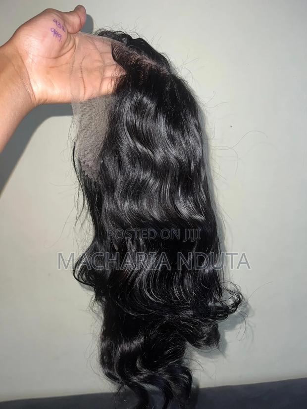 100% Black Curly Human Hair Wig