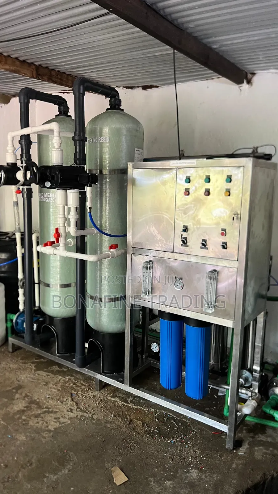 Sea Water Desalination Machine - Ro System For Salty Water, 2000lph