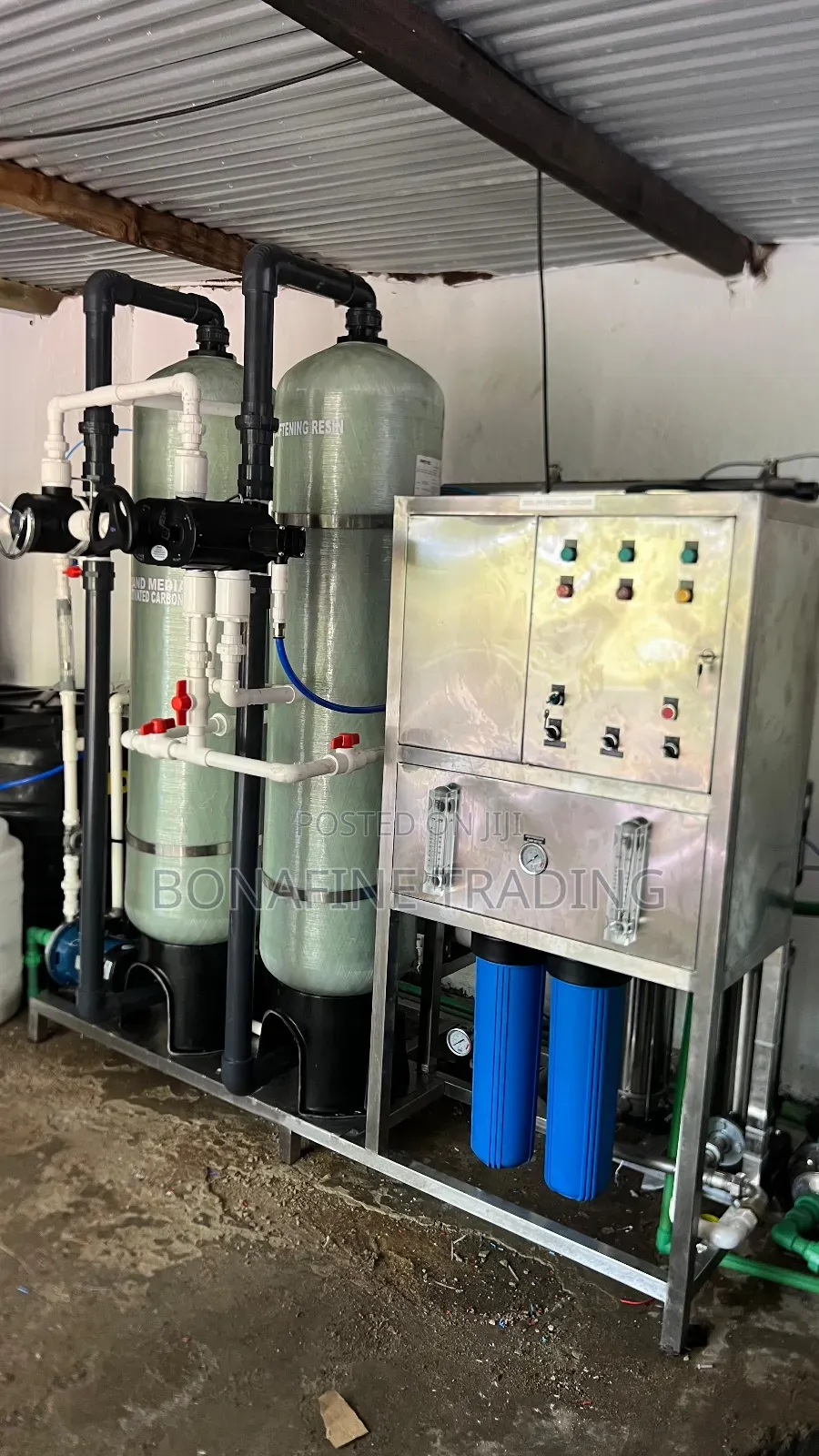 Sea Water Desalination Machine - Ro System For Salty Water, 2000lph