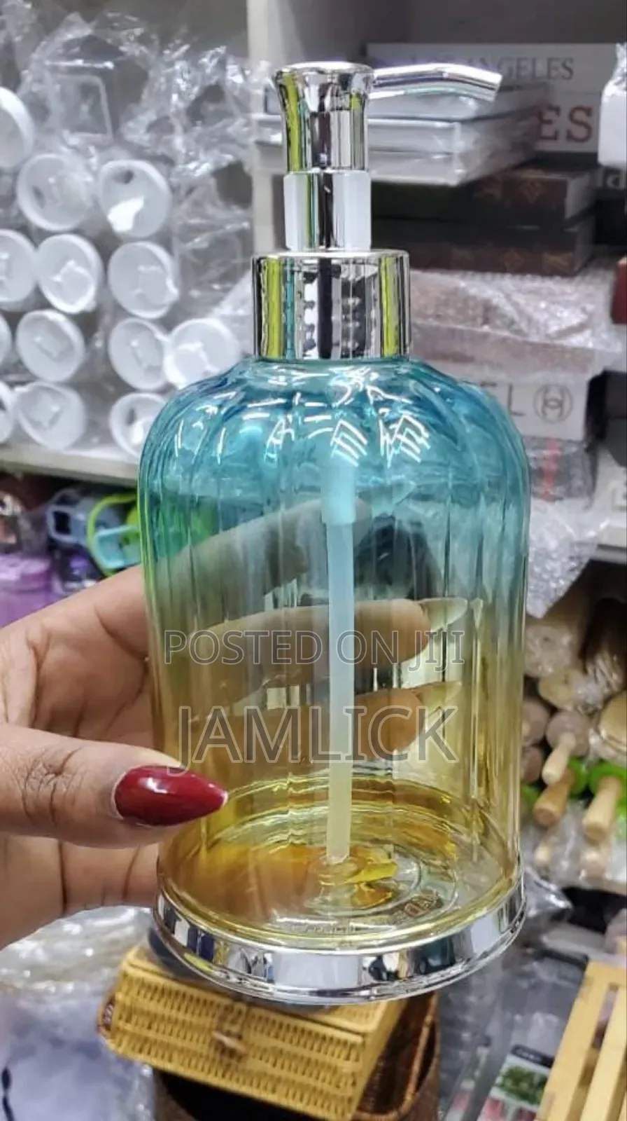 500ml Acrylic Coloured Handwash Dispenser – Bz