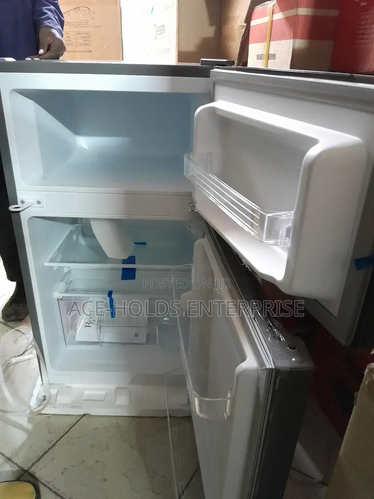 90 Litres Roch 2 Door RFR-115 Dt-1 Fridge With Lock
