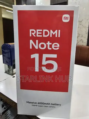 New Xiaomi Redmi Note 15 256 GB Black