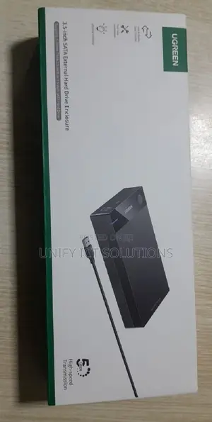 Ugreen Usb 3.0 3.5"/2.5" Hard Drive Enclosure With Uk Power Adapter.
