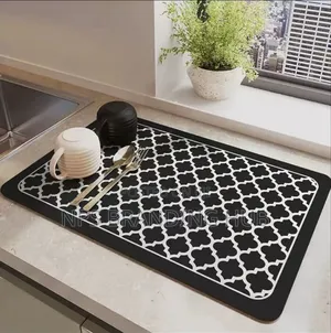 Super Absorbent Nonslip Drain Dish Drying Mat. Size: 40*50 Cm Nm