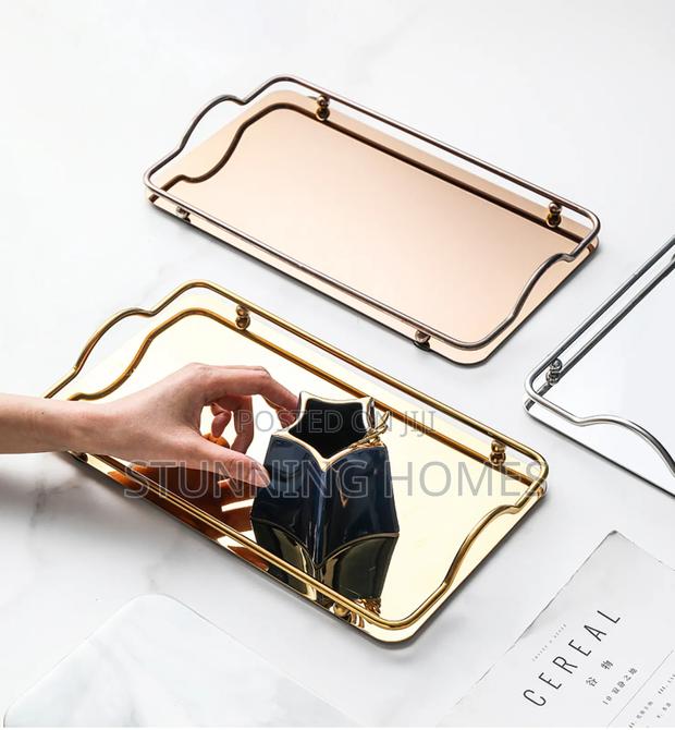 Metallic Heavy Good Quality Vanity Tray - thumbnail 3