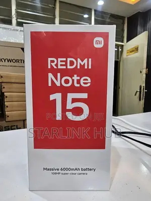 New Xiaomi Redmi Note 15 128 GB Black