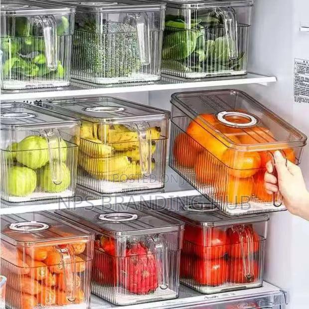 Acrylic Fridge Containers With Handle 5ltr Nm