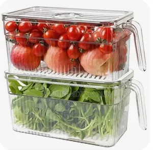 Acrylic Fridge Containers With Handle 5ltr Nm