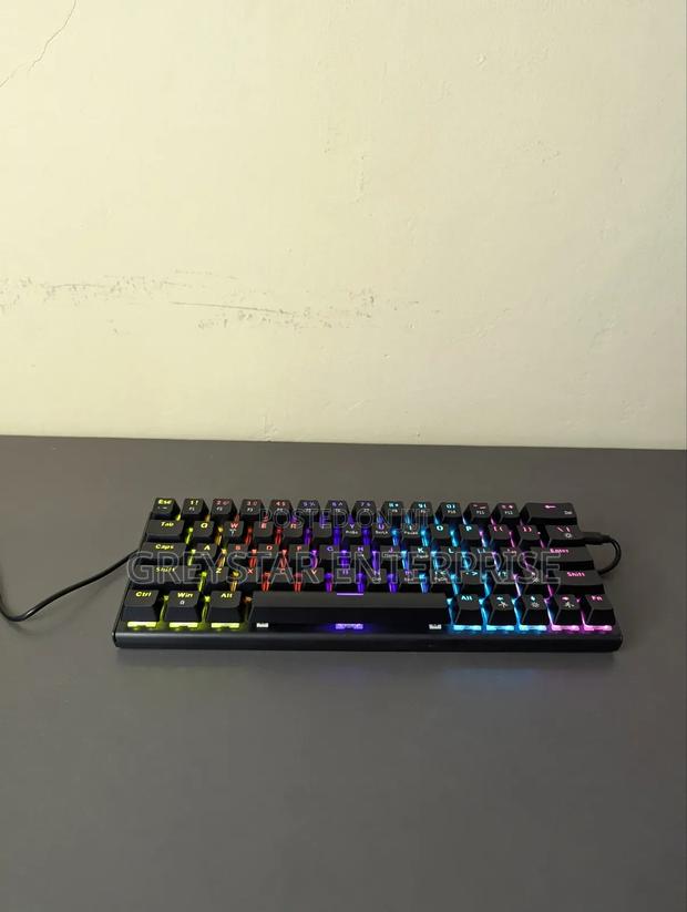 Mechanical Gaming Keyboard RGB Backlit Usb Wired Blue Switch Keyboard