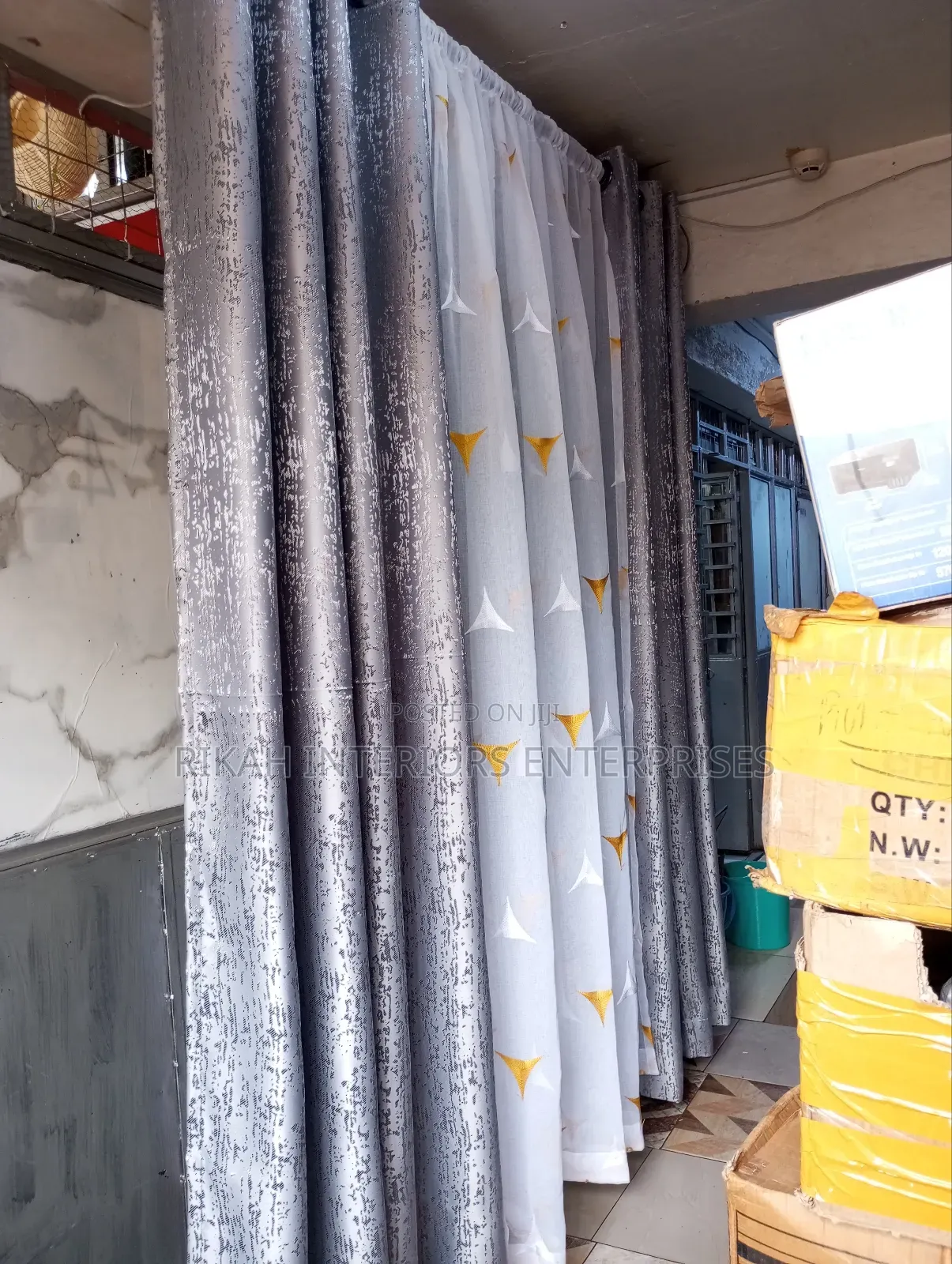 Beautiful Grey Quality Curtains