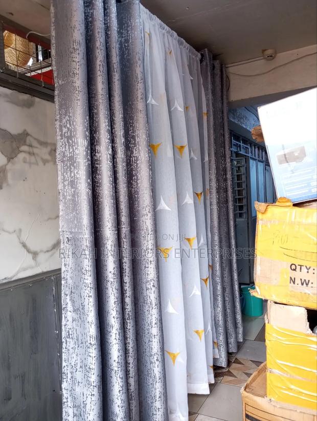 Beautiful Grey Quality Curtains - main view