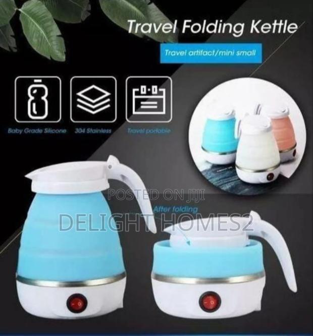 Portable Foldable Travel Electric Water Kettle/ Tea Pot_dav