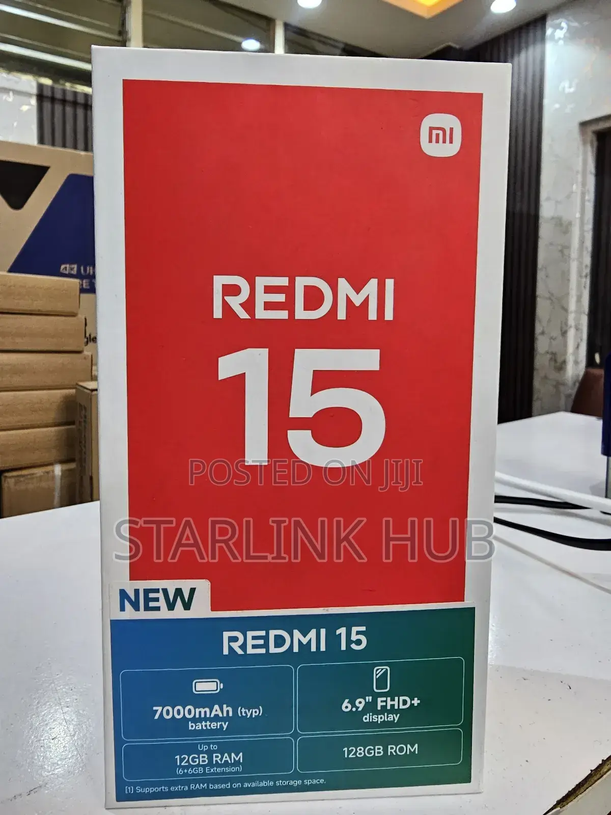 New Xiaomi Redmi 15 128 GB Black