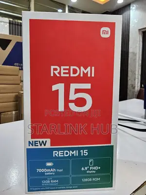 New Xiaomi Redmi 15 128 GB Black