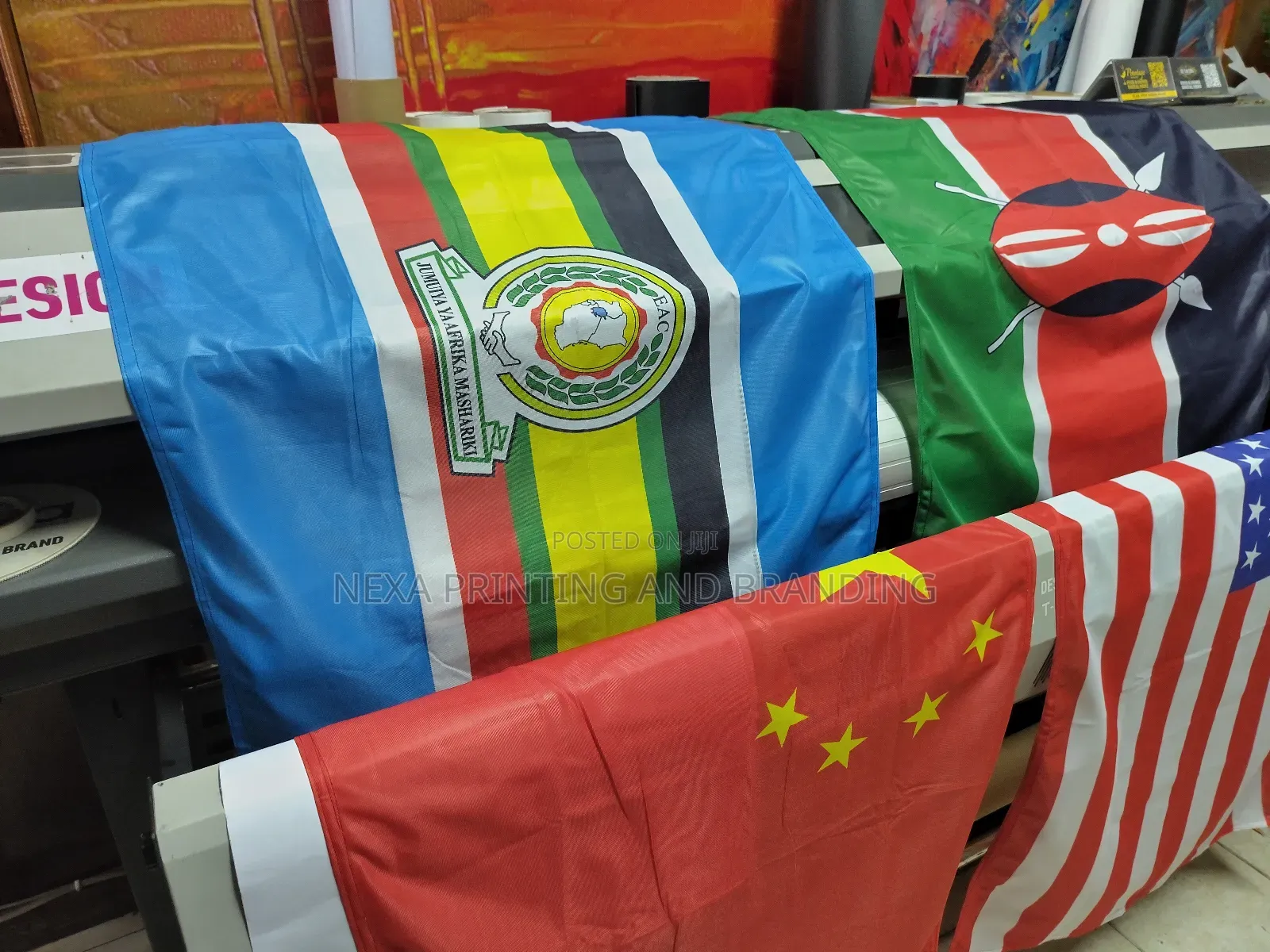 East African And Kenyan Flags