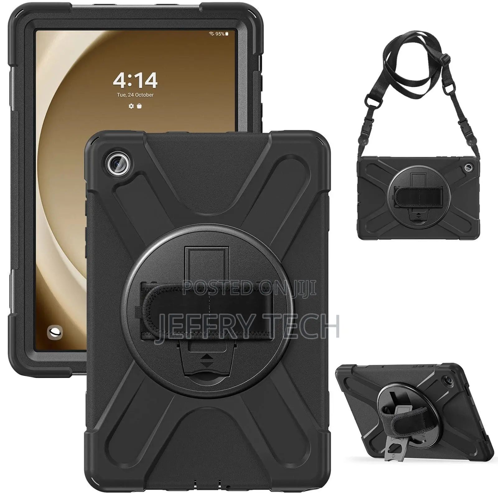 Goudge Rugged Case for Samsung Tab A11+ With Kick Stand