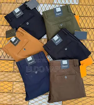 Khaki Trousers (Soft Material) - Zagani