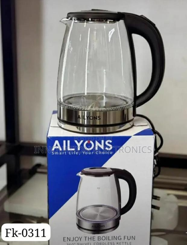 1.8ltr Ailyons Transparent Kettle - main view