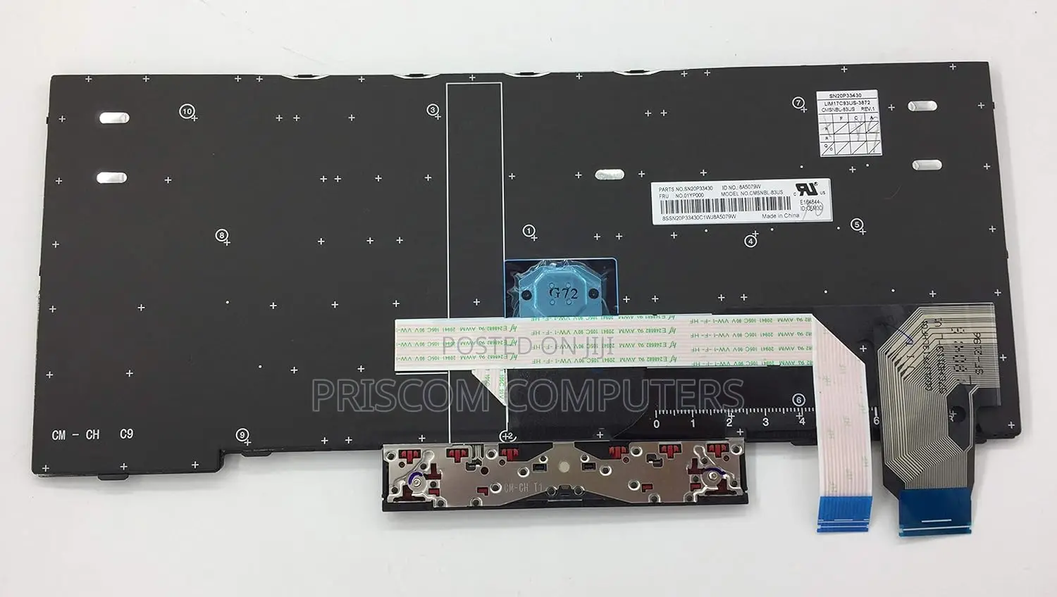Backlit English Laptop Keyboard for Lenovo Thinkpad X280