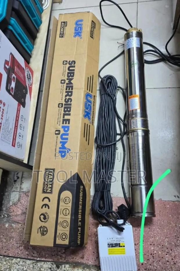 1hp Electric Submersible Bump/ Usk 70m Head Water Pump