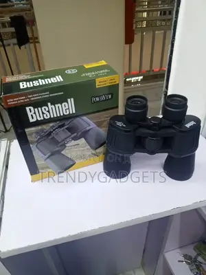 Durable 60x60 Bushnell Powerview Binoculars With Rubber Armor