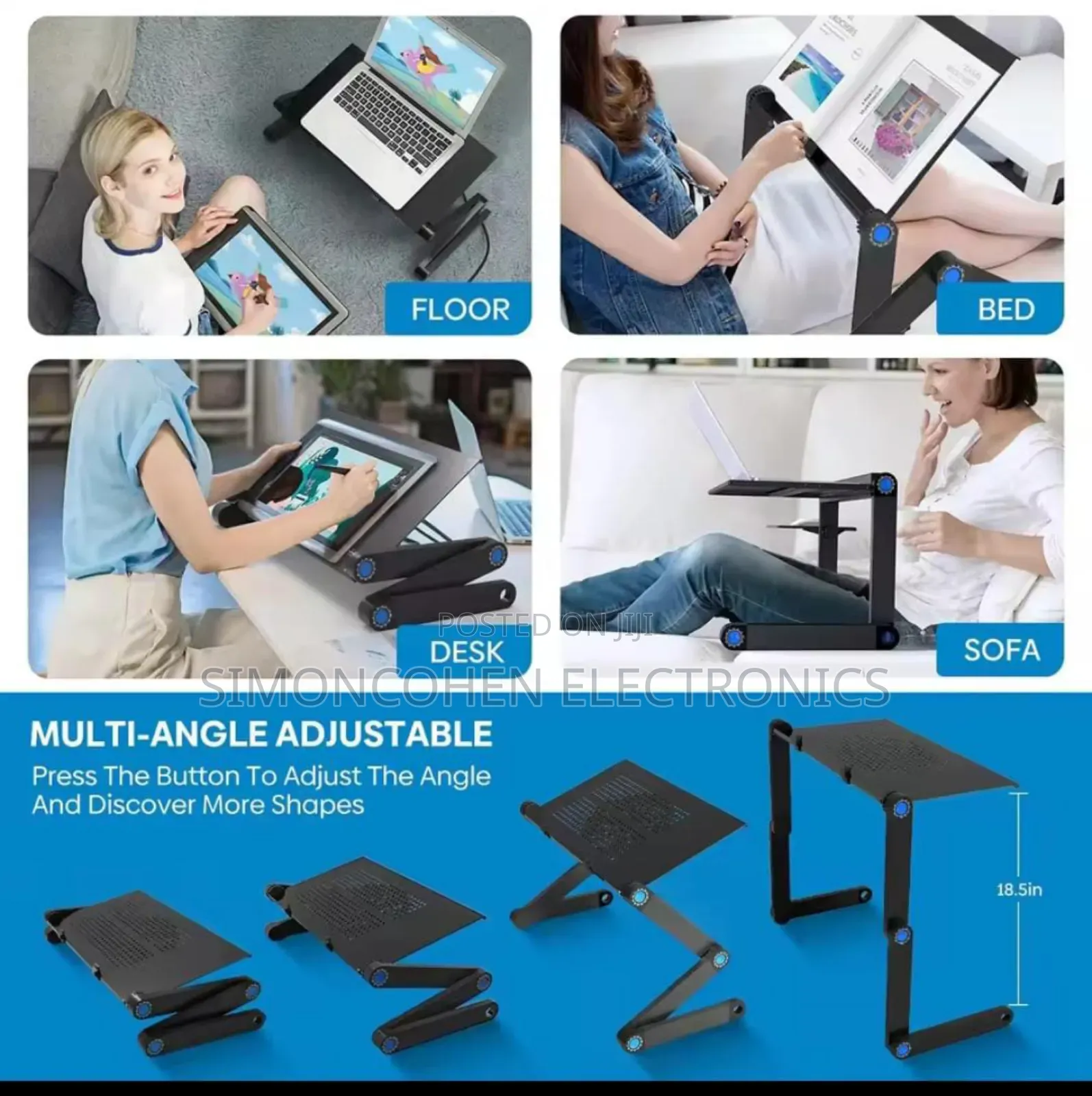 Adjustable Laptop Desk Stand