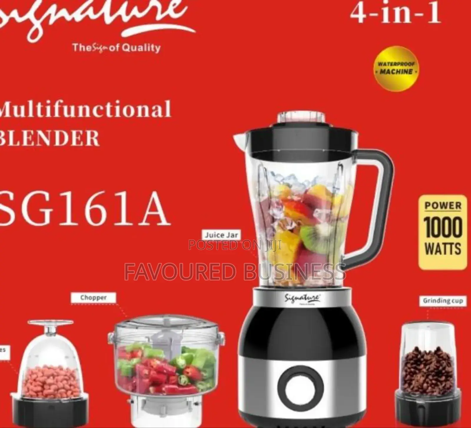 New Affordable Signature 4 in 1 Blender/ Blending Signature